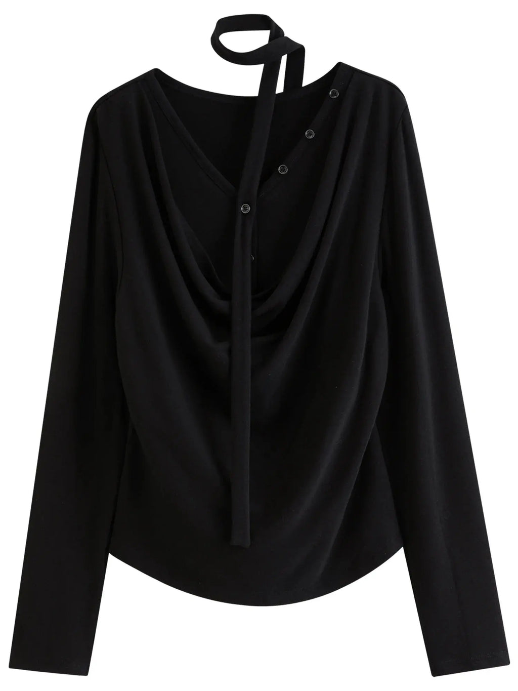 Mock Two-Piece Layered T-Shirt Plus Size Top