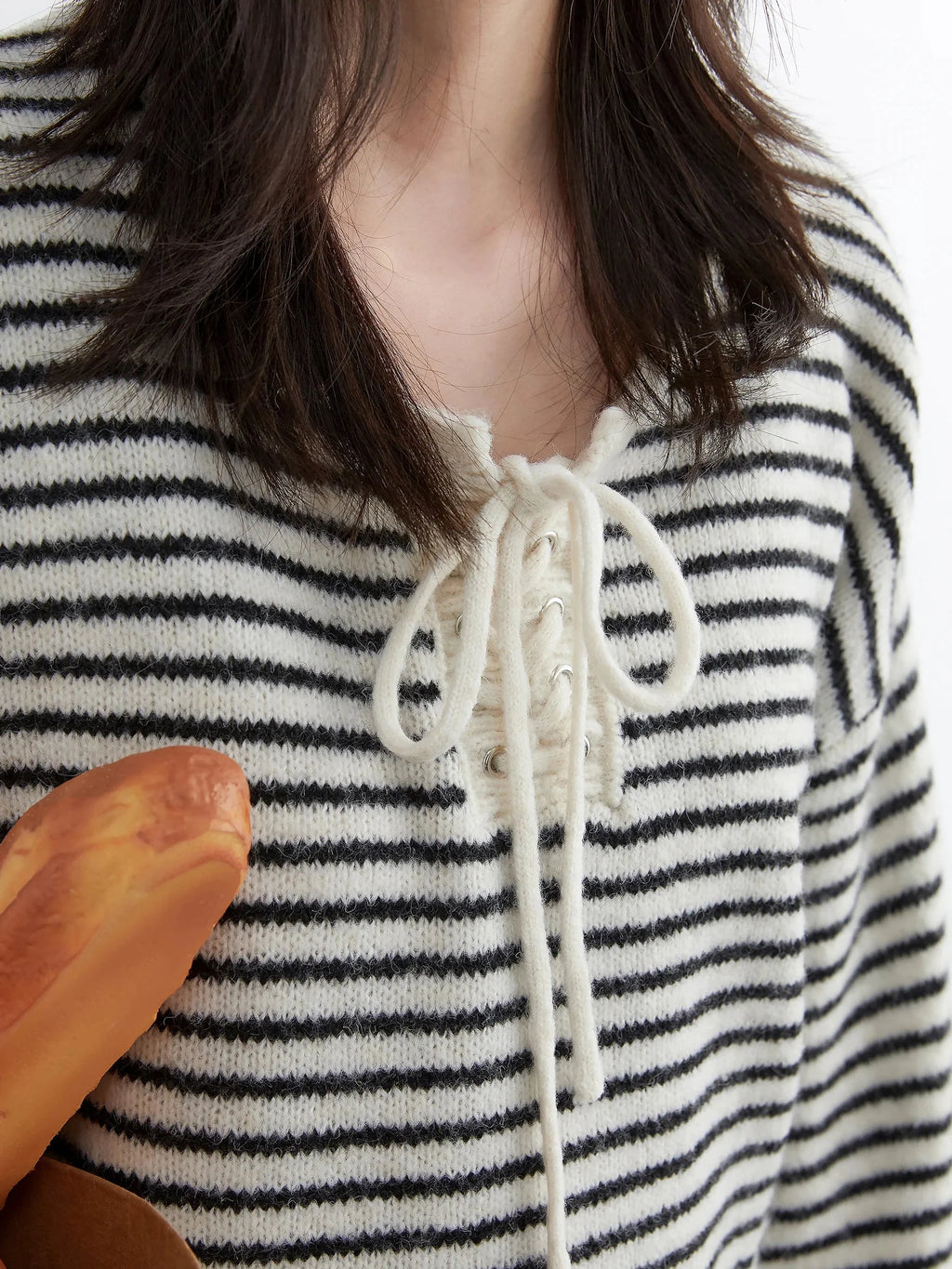 Retro Striped Pullover Loose Autumn & Winter Jumper
