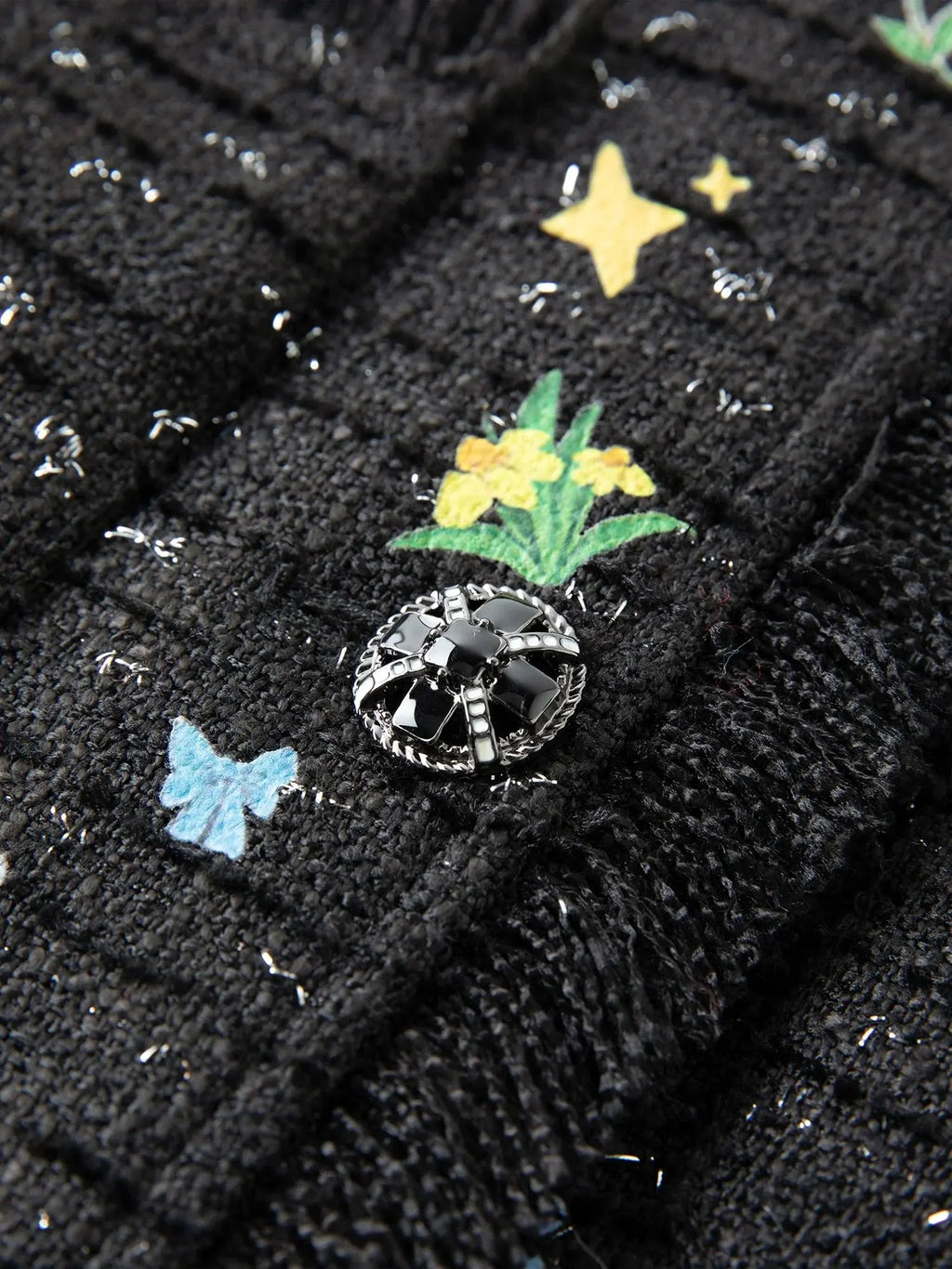 Ins-Style Hand-Painted Short Jacket