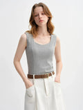 Plus-Size Fitted Tank