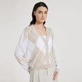 Luxe Silk-Linen V-Neck Cardigan