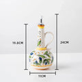 Olio d'Oliva Hand-Painted Ceramic Oil Dispenser