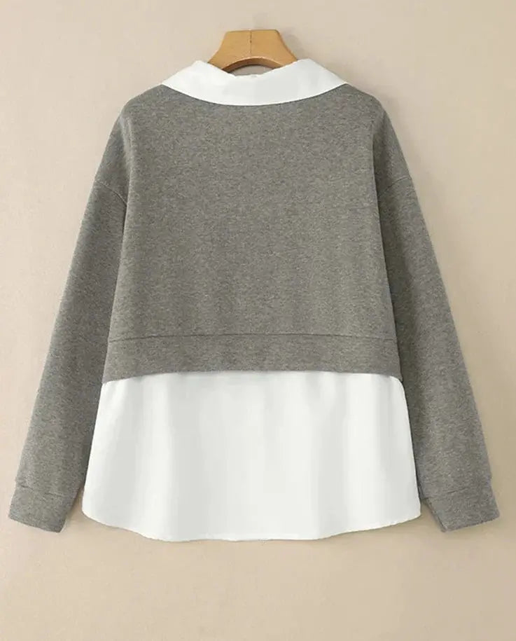 Simple and Catchy Stylish Patchwork Blouse