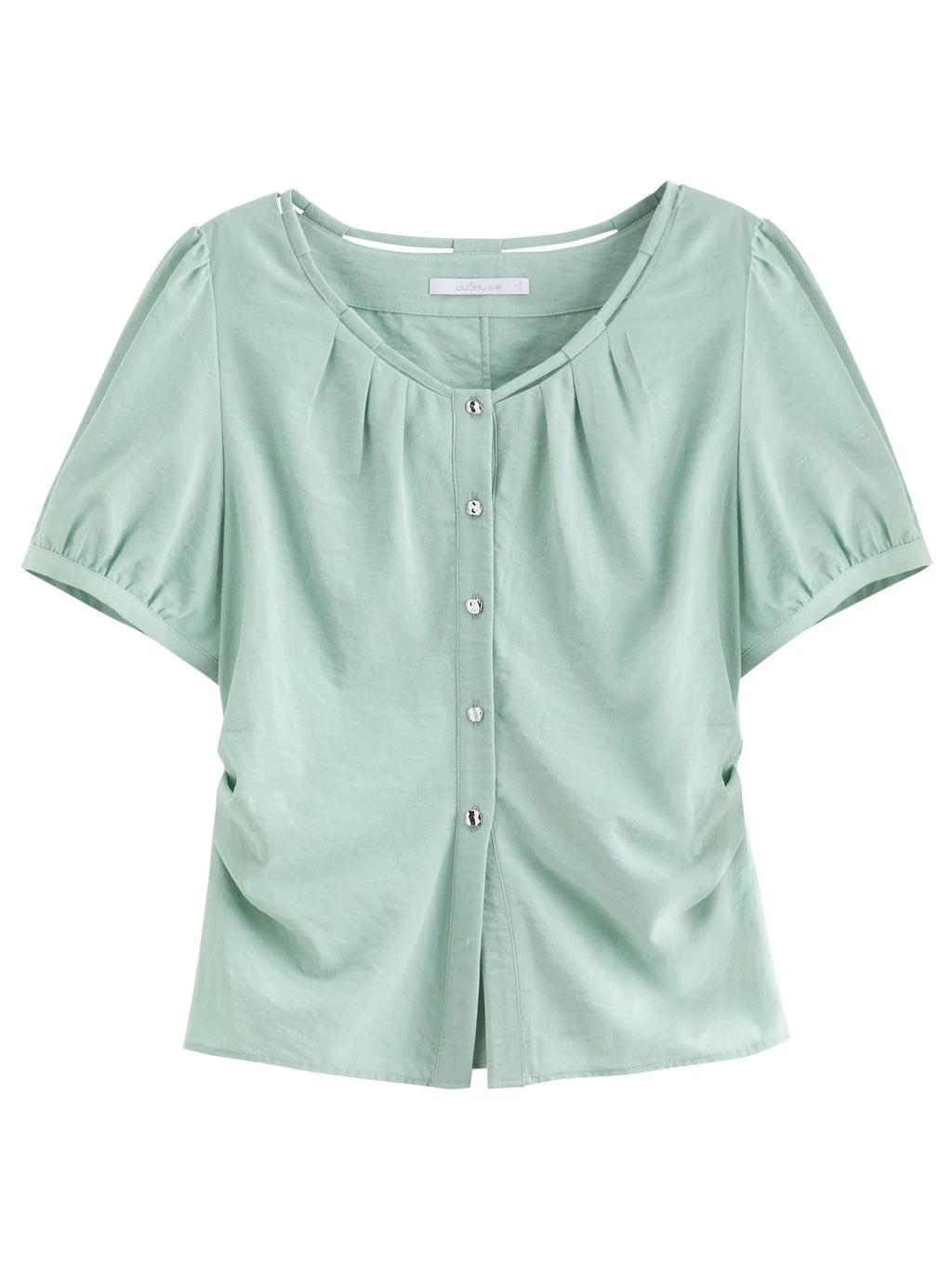 Summer Commuter Suit Pleated Shirt & Slim Skirt Set
