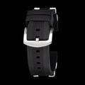 Metal Dumbbell Black Silicone