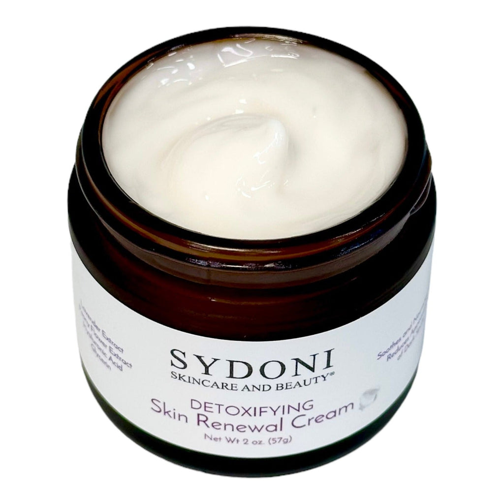 SHIPS 5/30 SYDONI DETOXIFYING SKIN RENEWAL CREAM with Lavender & Peony | Restore & Rebalance Net. Wt. 2oz. (57g)