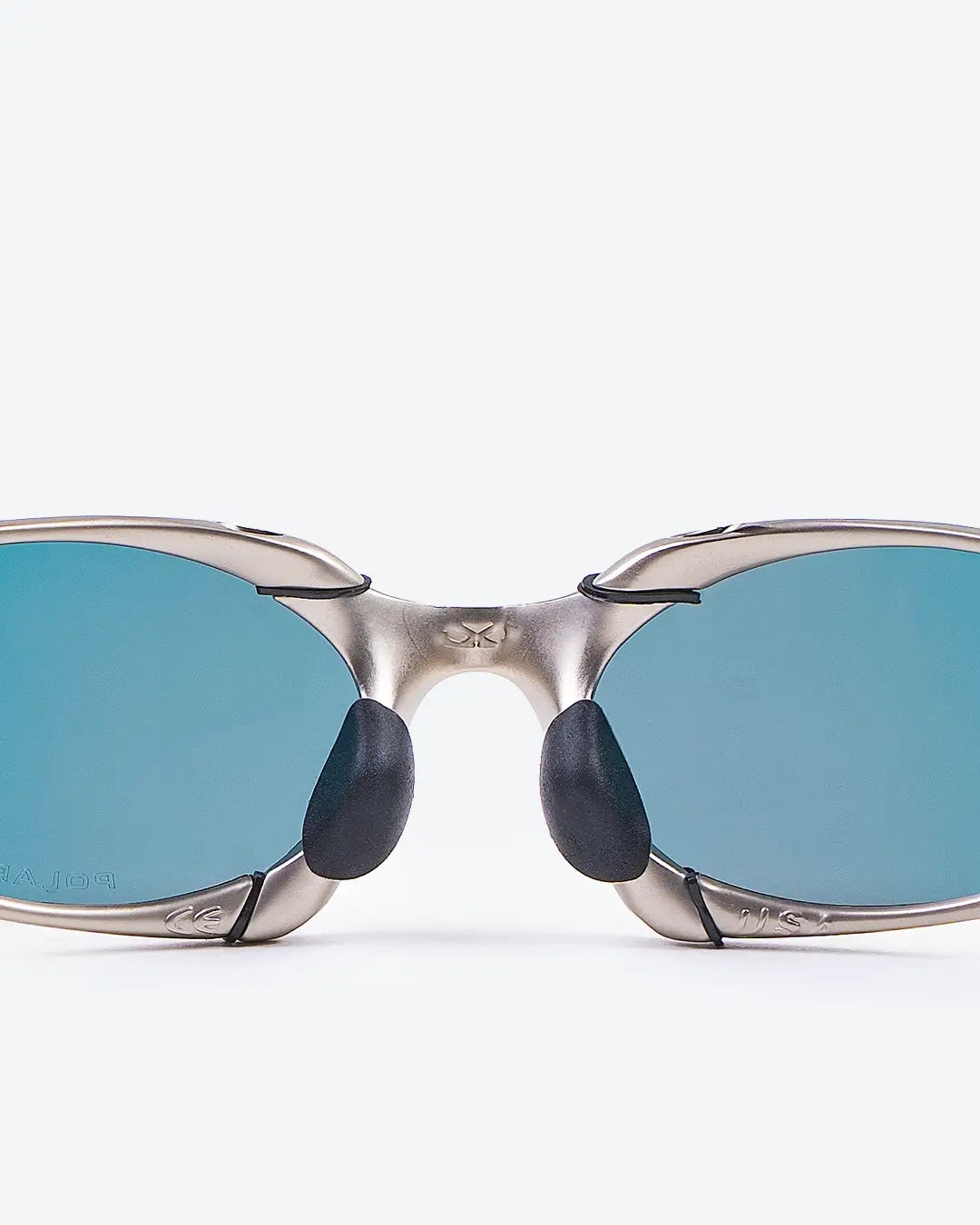 TITAN - Ruby Polarized Lenses, Satin Chrome Frame