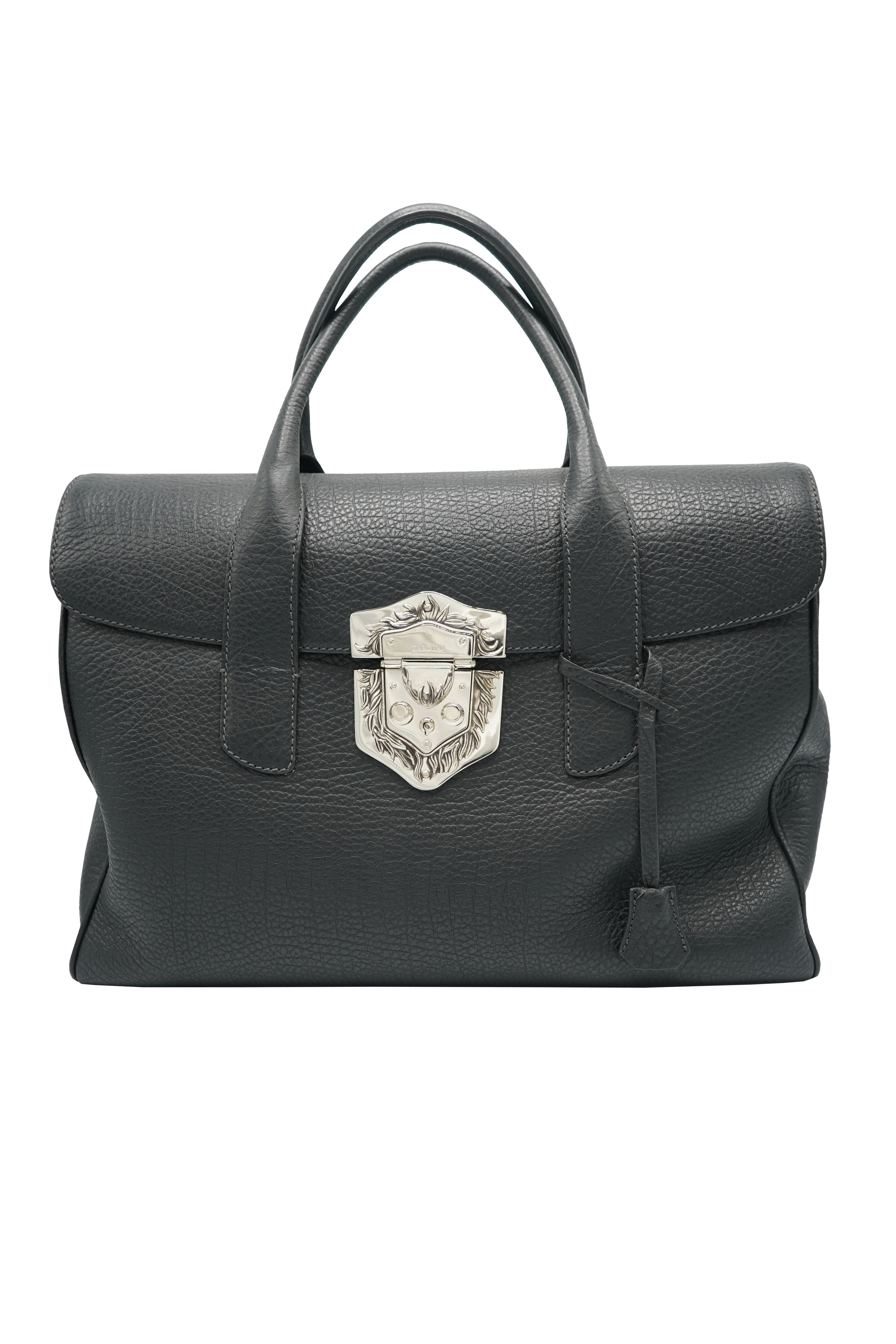 Tardini Shell Cordovan Satchel Bag