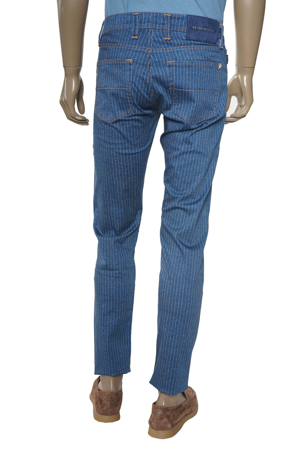 Tramarossa Pinstripe Cotton Super Stretch Pants