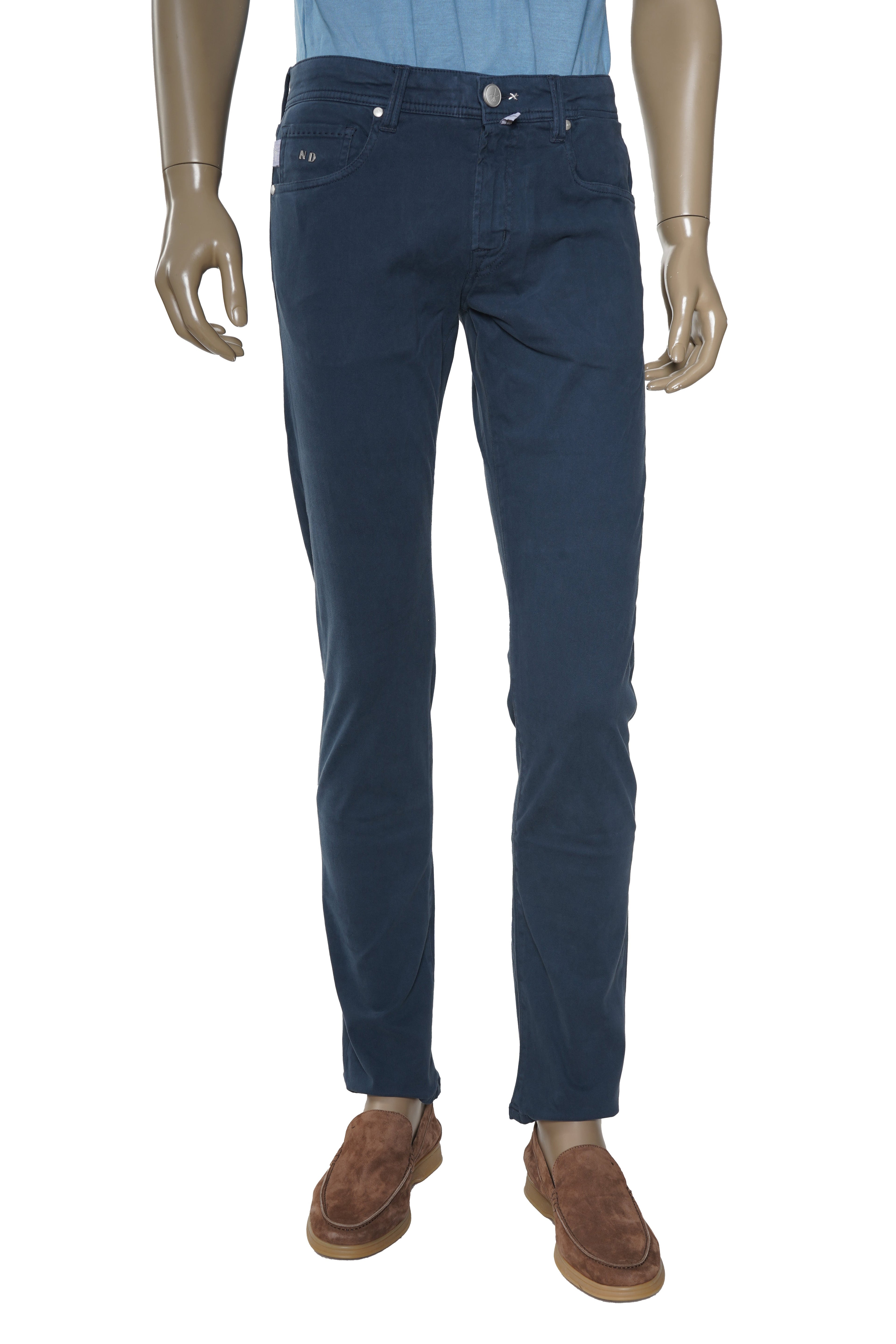 Tramarossa Michelangelo Zip Solid Cotton-Modal Trousers