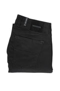 Tramarossa Solid Black Denim Pants