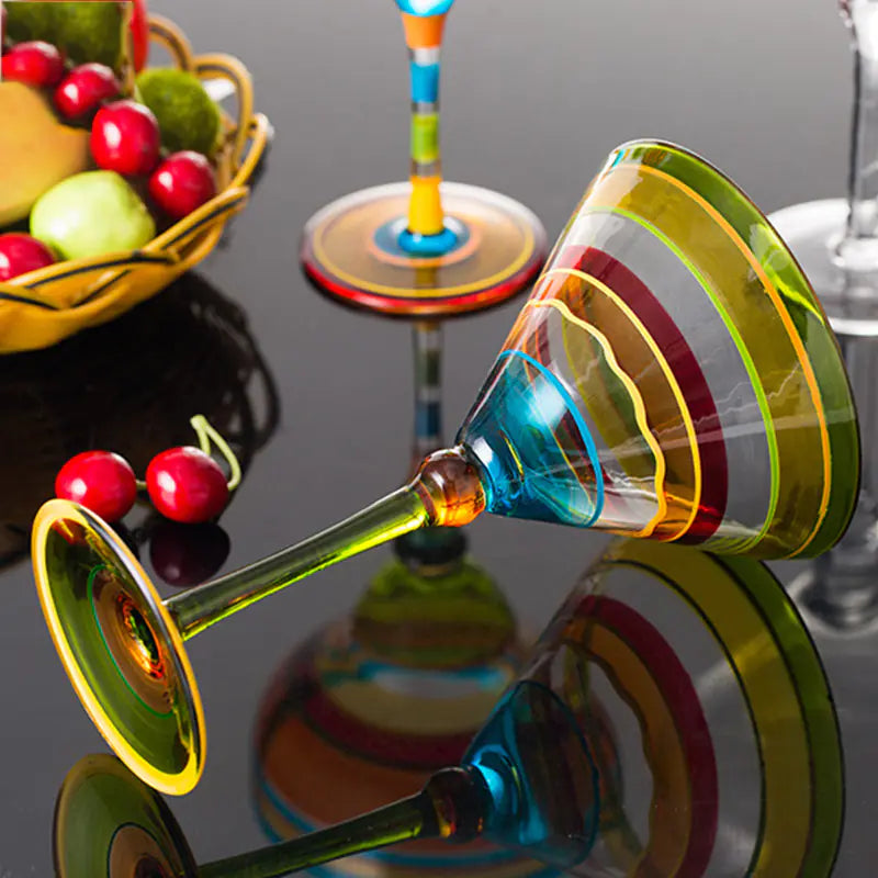 Cristal Handmade Artisan Margarita Glasses