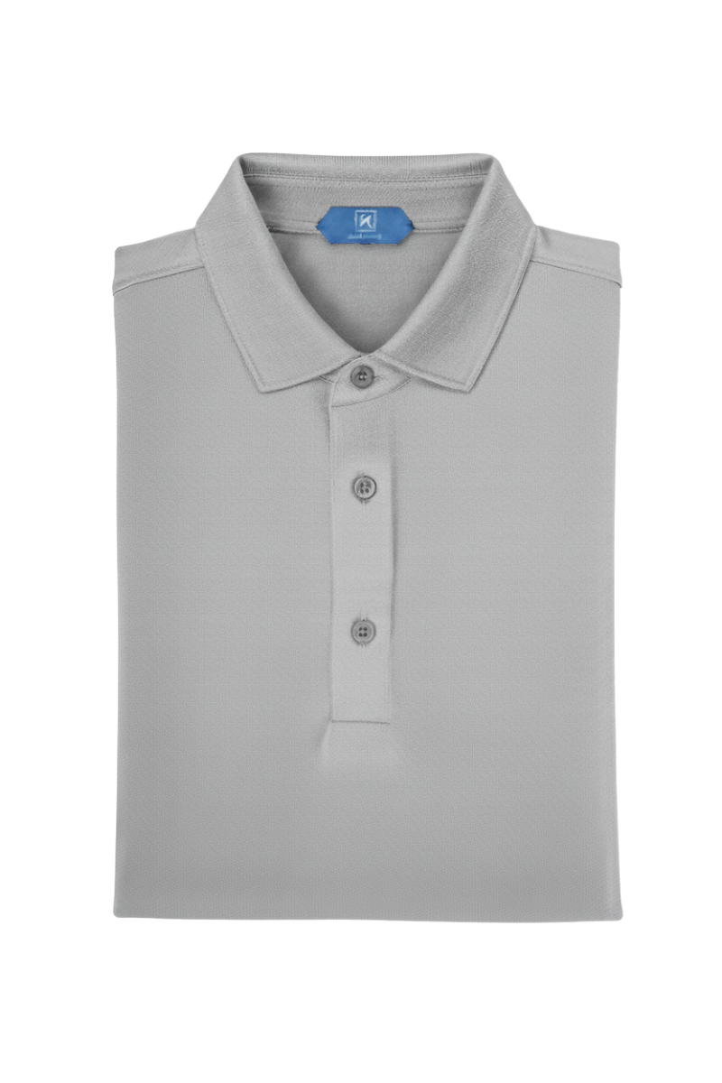 Kired POSI Short Sleeve Quarter Button Polo Shirt