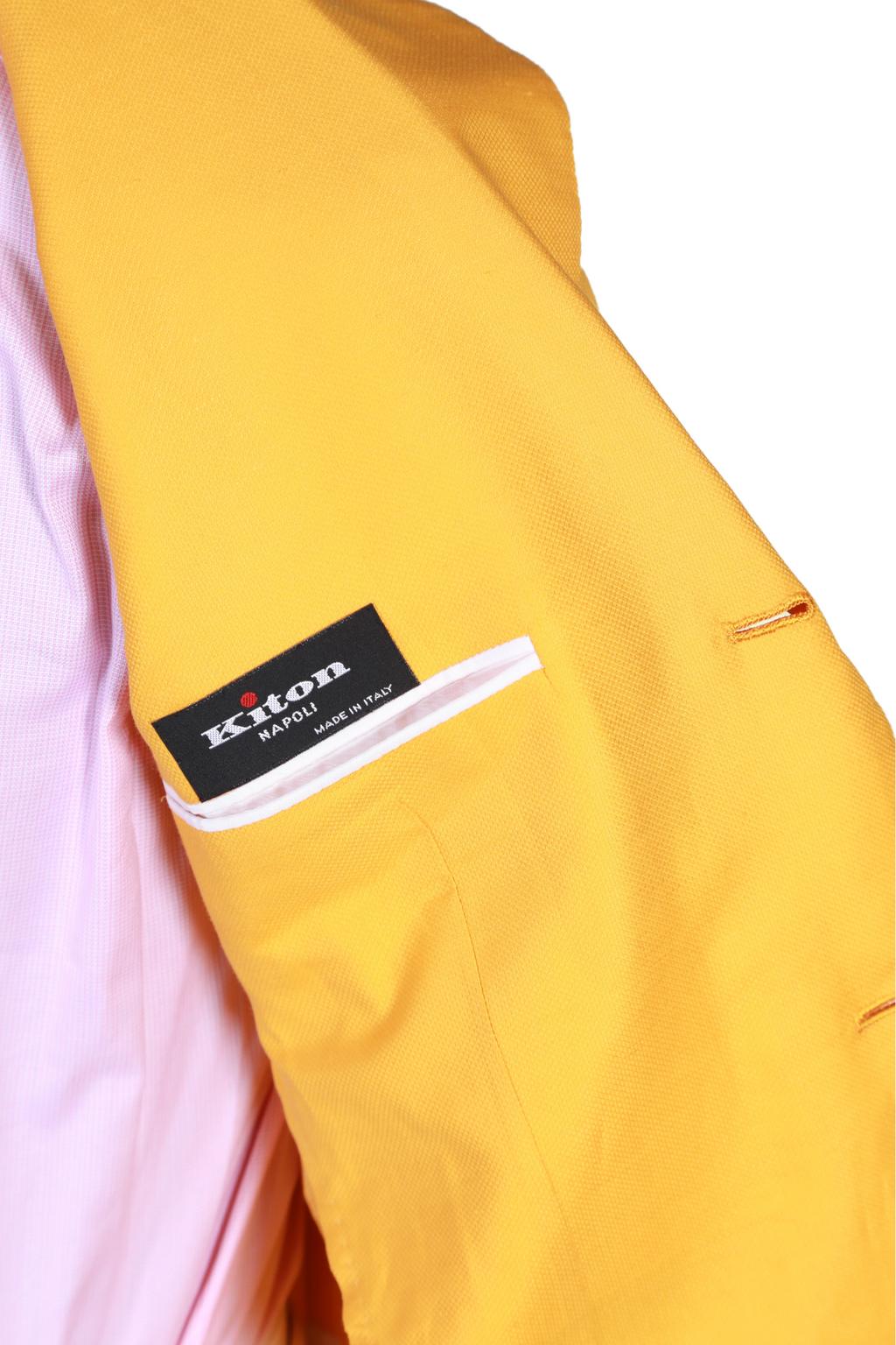 Kiton Birdseye Cotton-Linen Sport Jacket