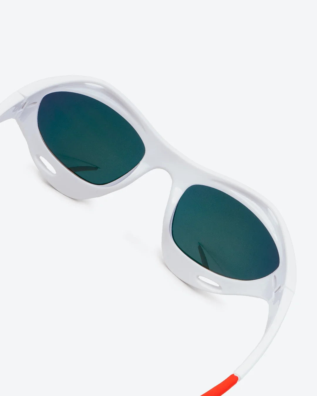 Vortex - Gold Mirrored Lenses, White Frame