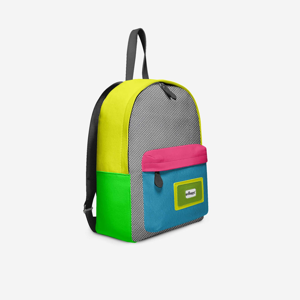 Vegan Backpack Brooklyn Pop by BYMANYC ® New York - Handmade Italy