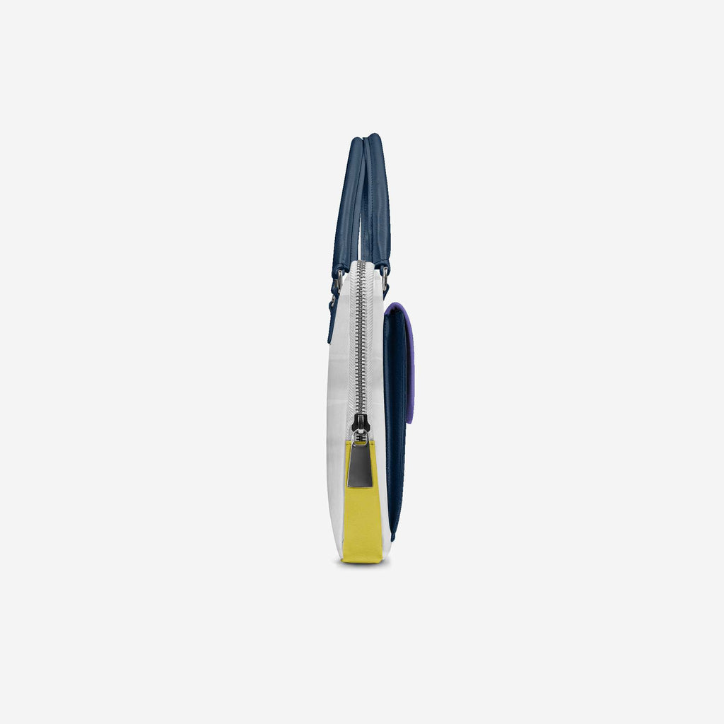Vegan Designer Luxury Double Pocket Bag 16” | BYMANYC ® New York Elegant Edition