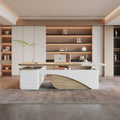 Albion · Executive L-Shaped Standing Desk, Adjustable Height