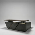 Maverick · Standing L-Shaped Executive Desk, Adjustable Height