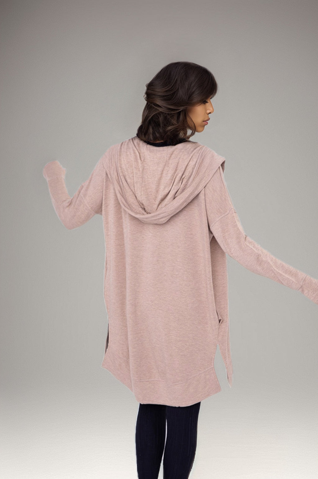 Cozy Hooded Cardigan with Pockets