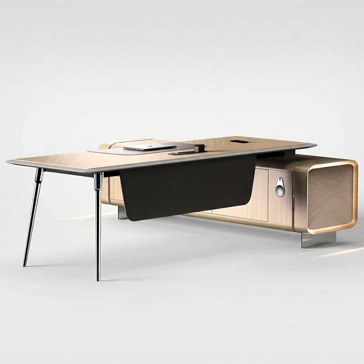 Symra · Modern L-Shaped Executive Desk