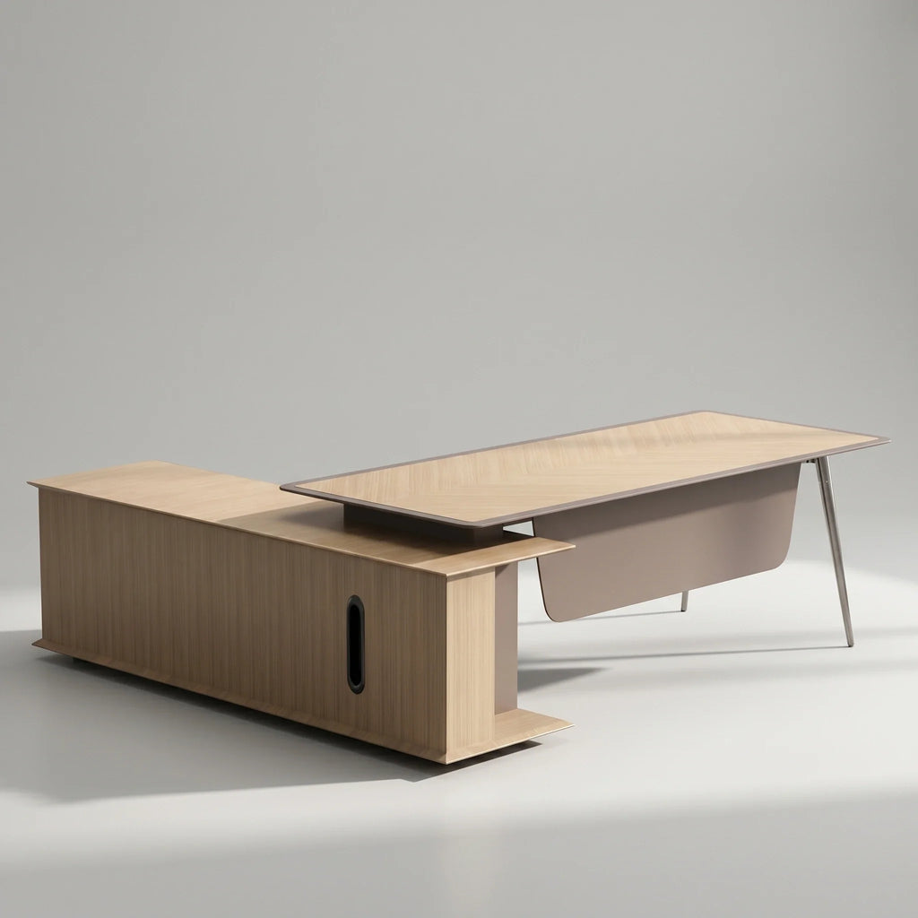 Symor · Modern L-Shaped Executive Desk