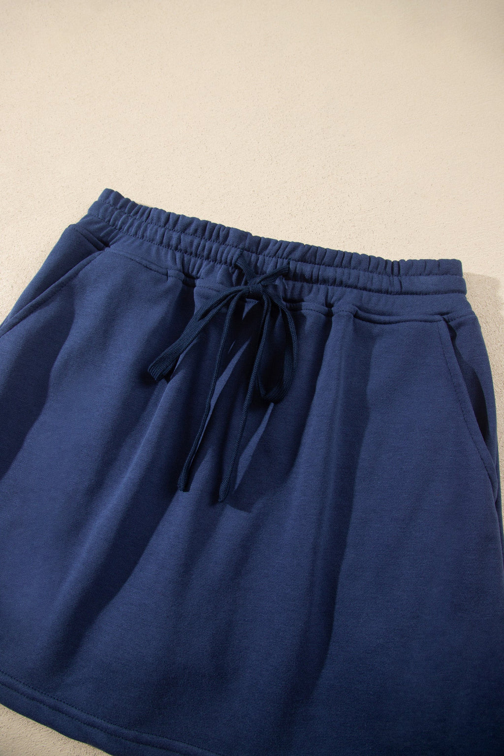 Mary Long Sleeve Zip-Up Top Elastic Waist Skort Set
