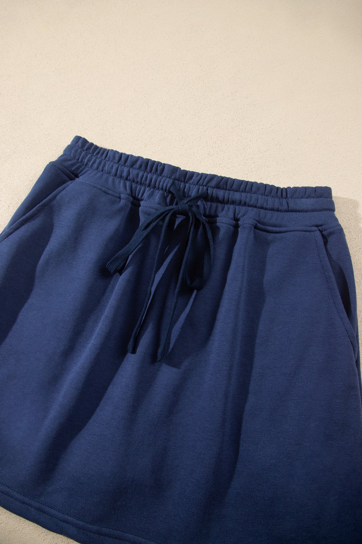 Mary Long Sleeve Zip-Up Top Elastic Waist Skort Set