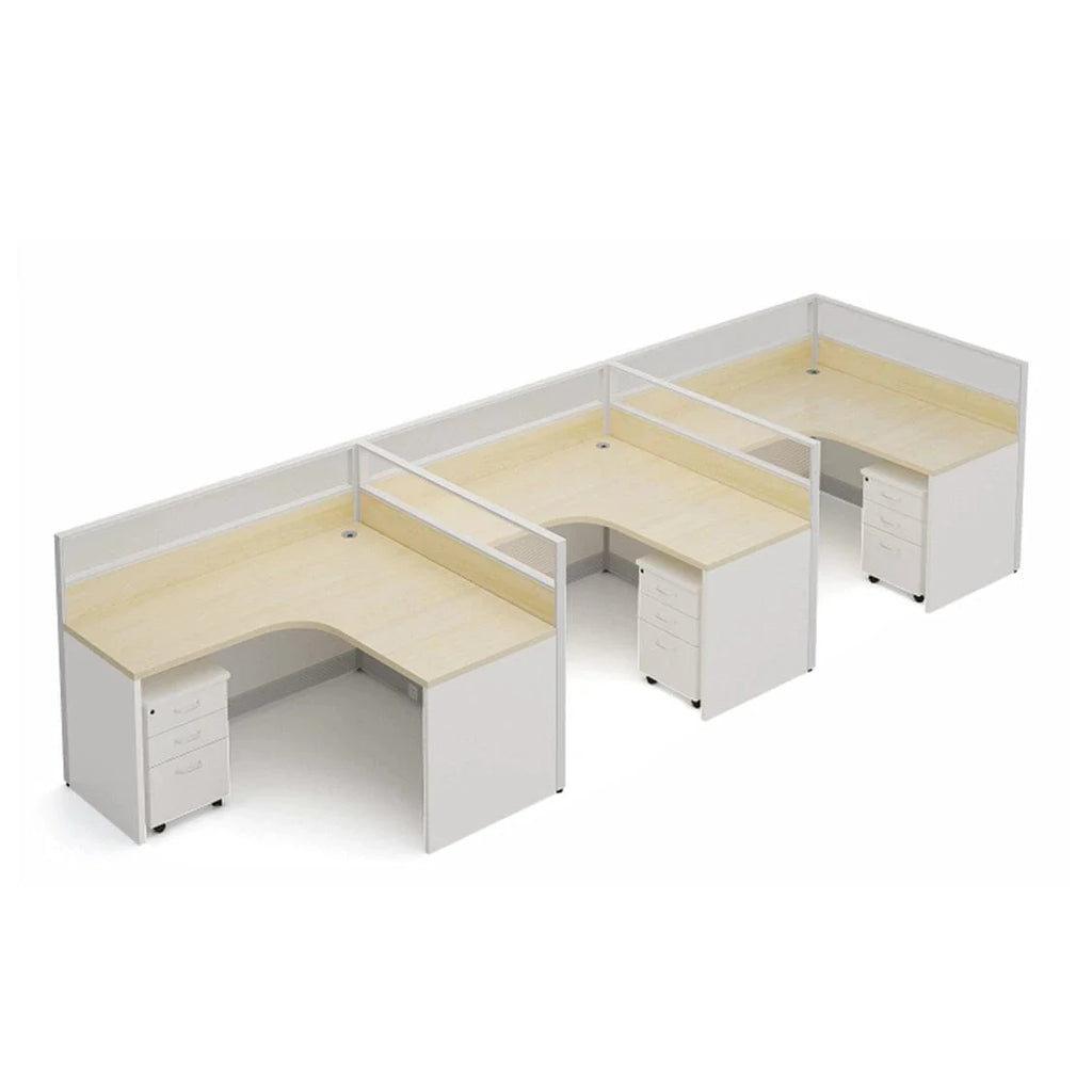 Adler · L-Shaped Cubicle Workstation