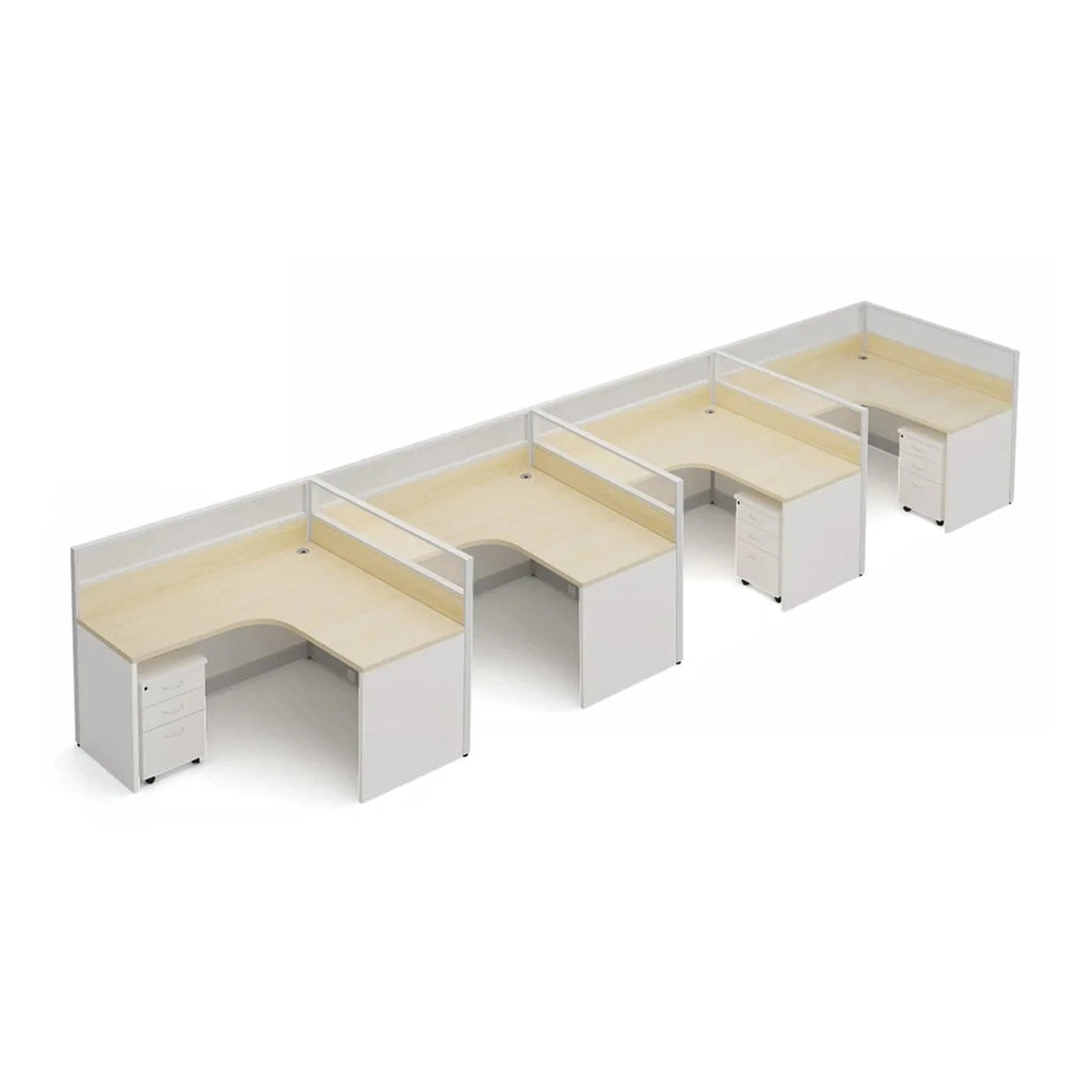 Adler · L-Shaped Cubicle Workstation