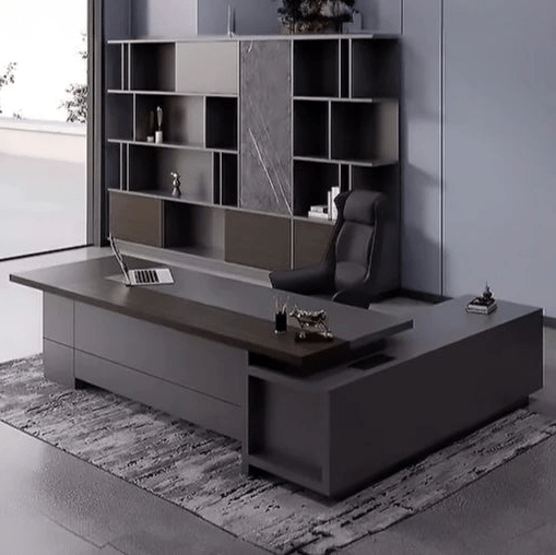 Carwin · Modern L-Shaped Executive Desk