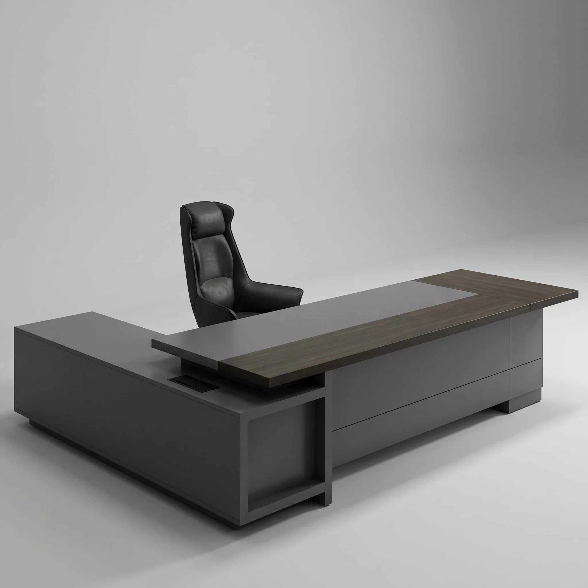 Carwin · Modern L-Shaped Executive Desk