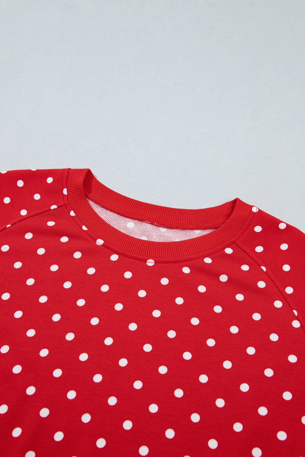 Jane Polka Dot Drawstring Wide Leg Long Sleeve Top Pant Set