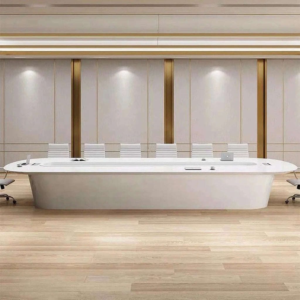 Amica · White Conference Room Table