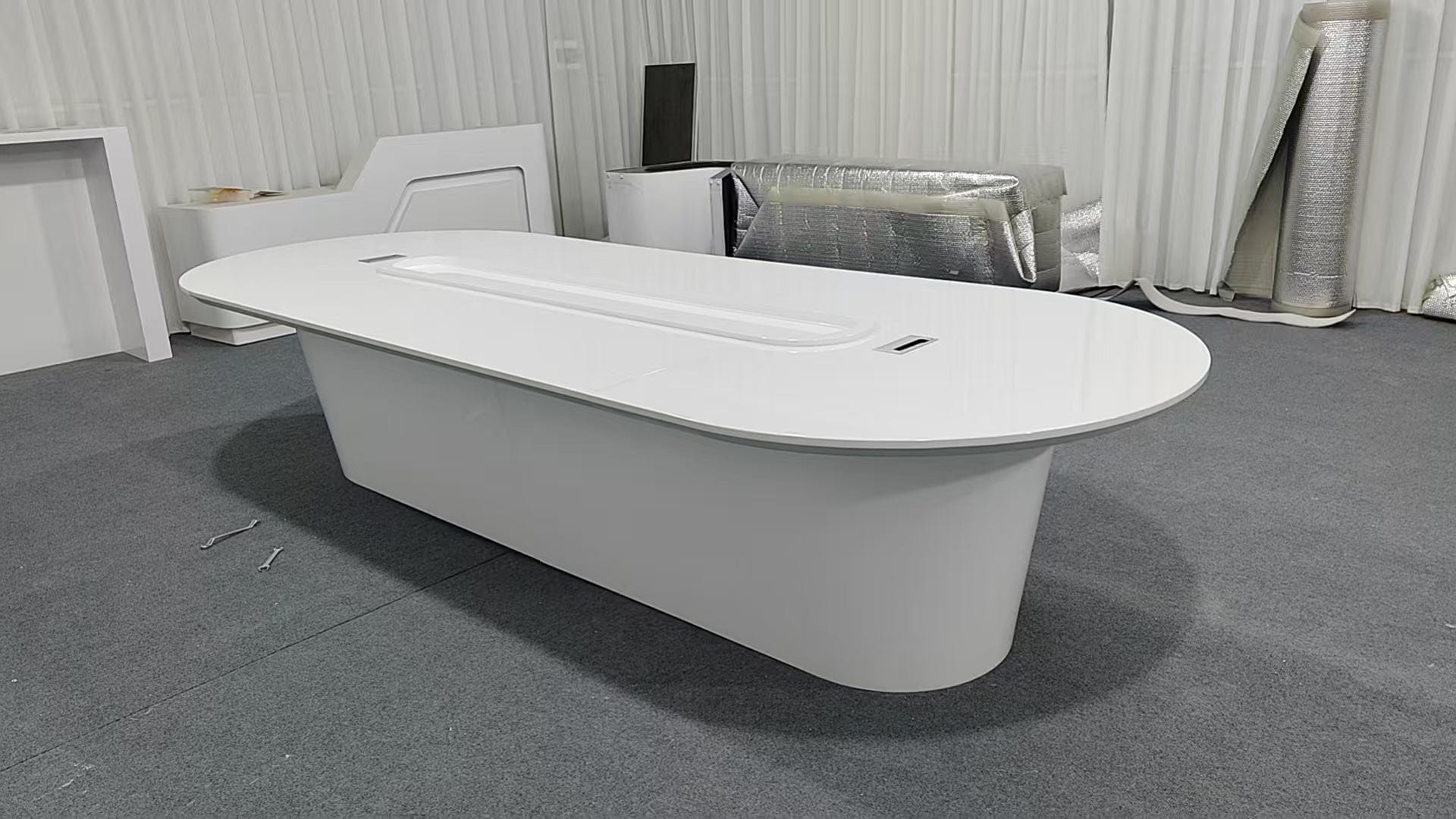 Amica · White Conference Room Table