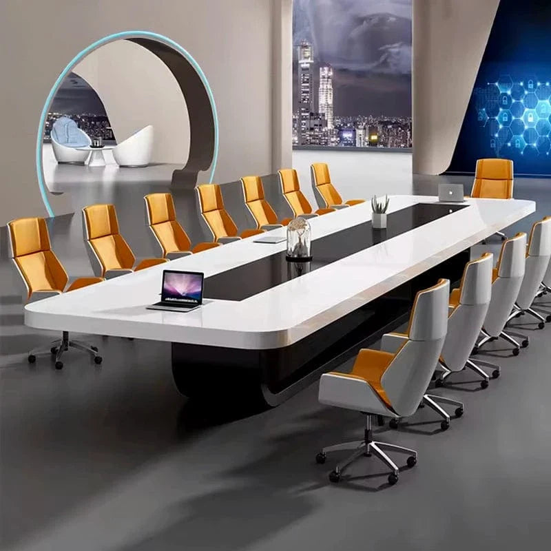 Paxum · White Conference Room Table for Executive Boardroom