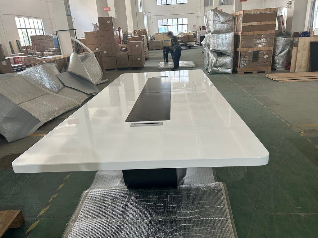 Paxum · White Conference Room Table for Executive Boardroom
