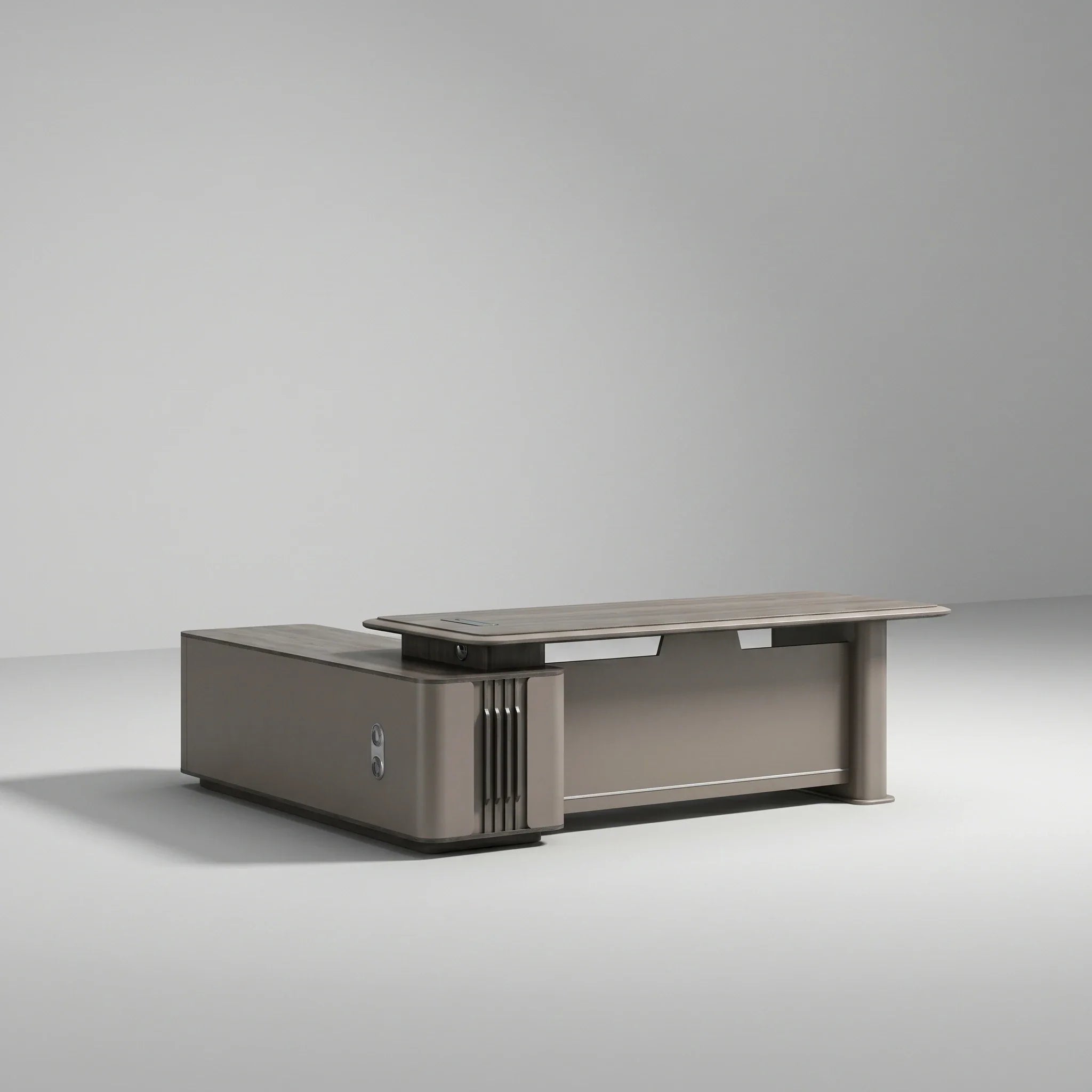 Teller · Modern L-Shaped Executive Desk