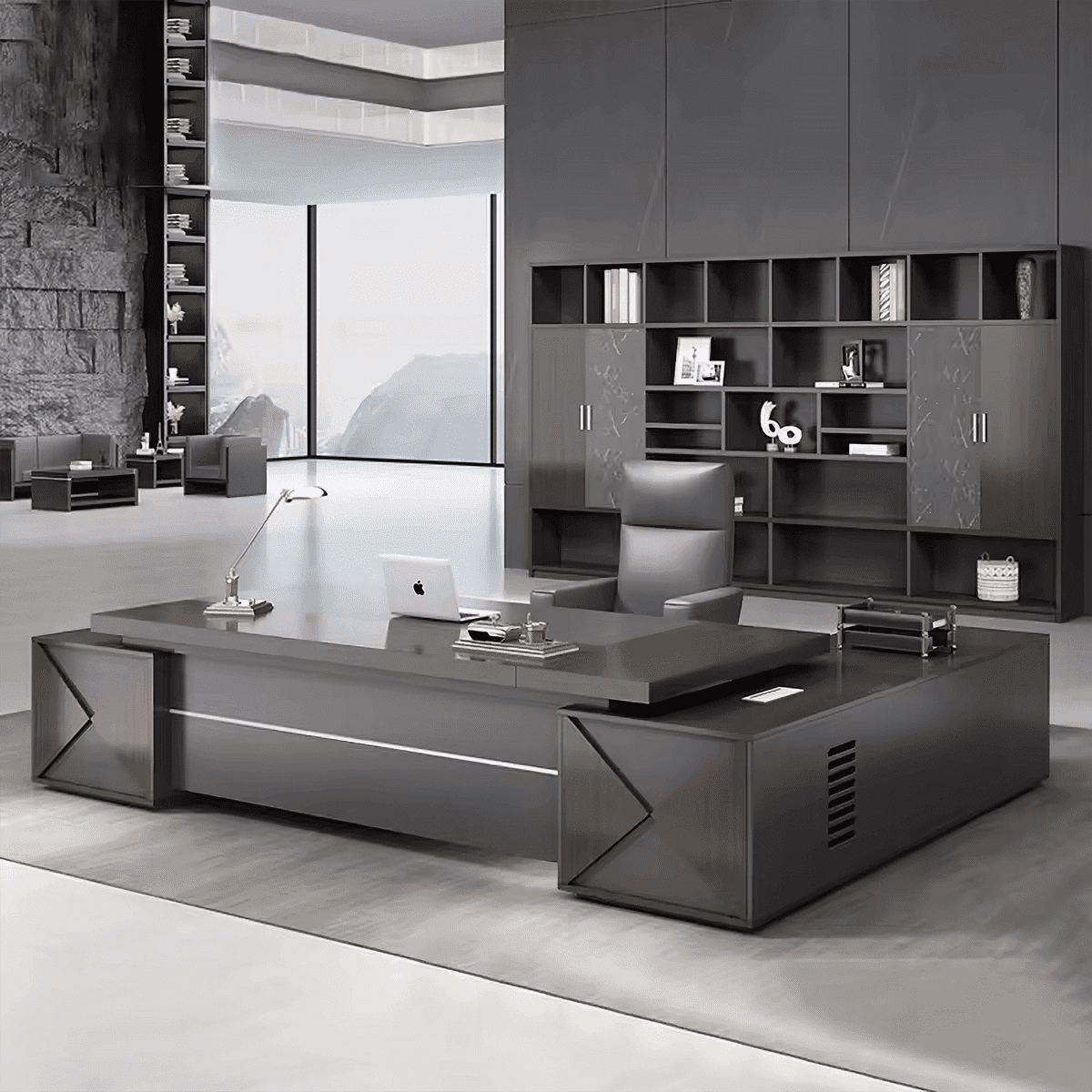 Exeter · Modern Executive L-Shaped Desk
