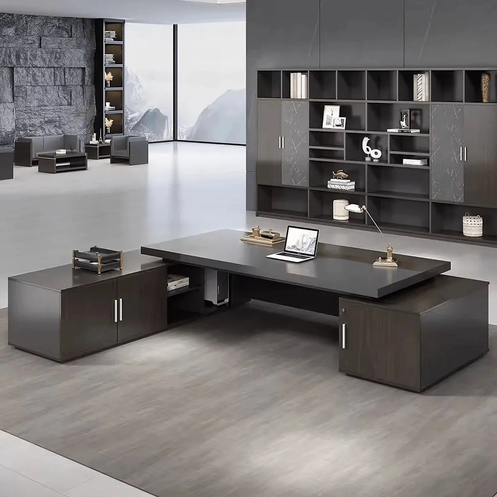 Exeter · Modern Executive L-Shaped Desk