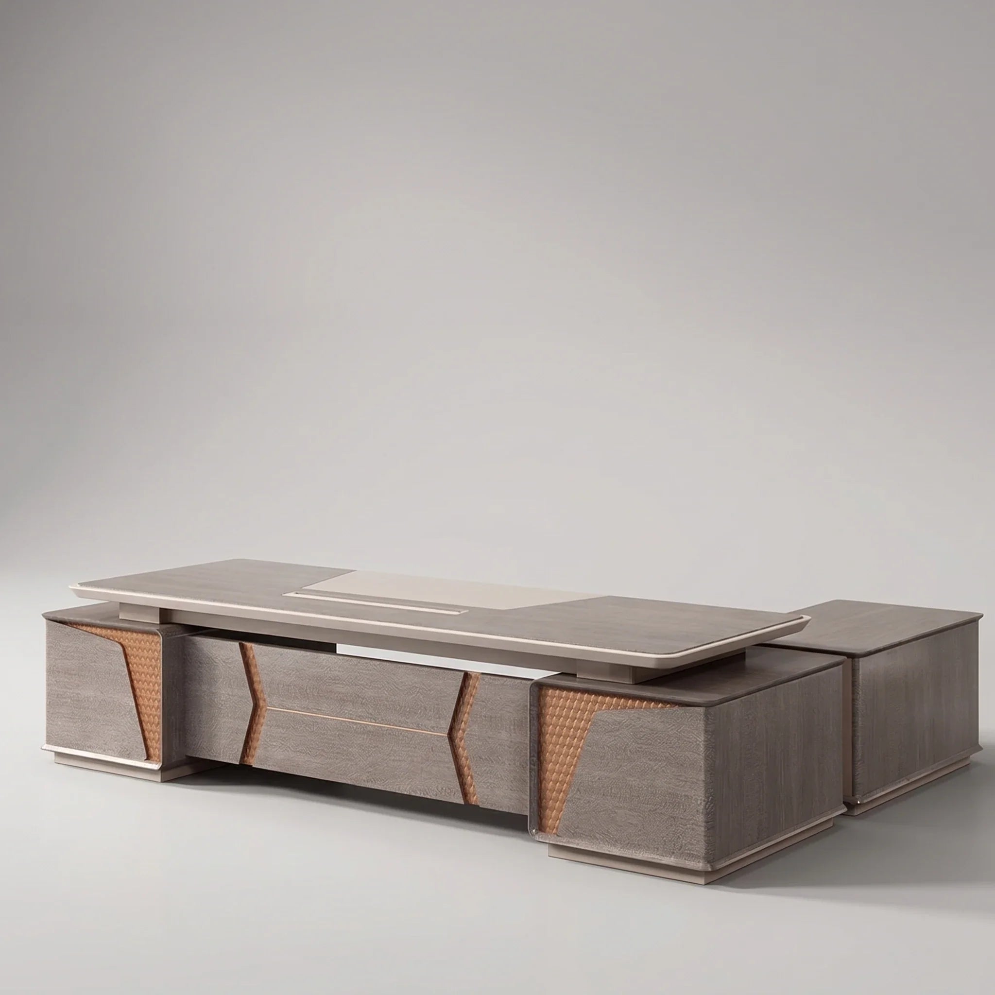 York · Grand Executive Desk w/ Mobile Storage