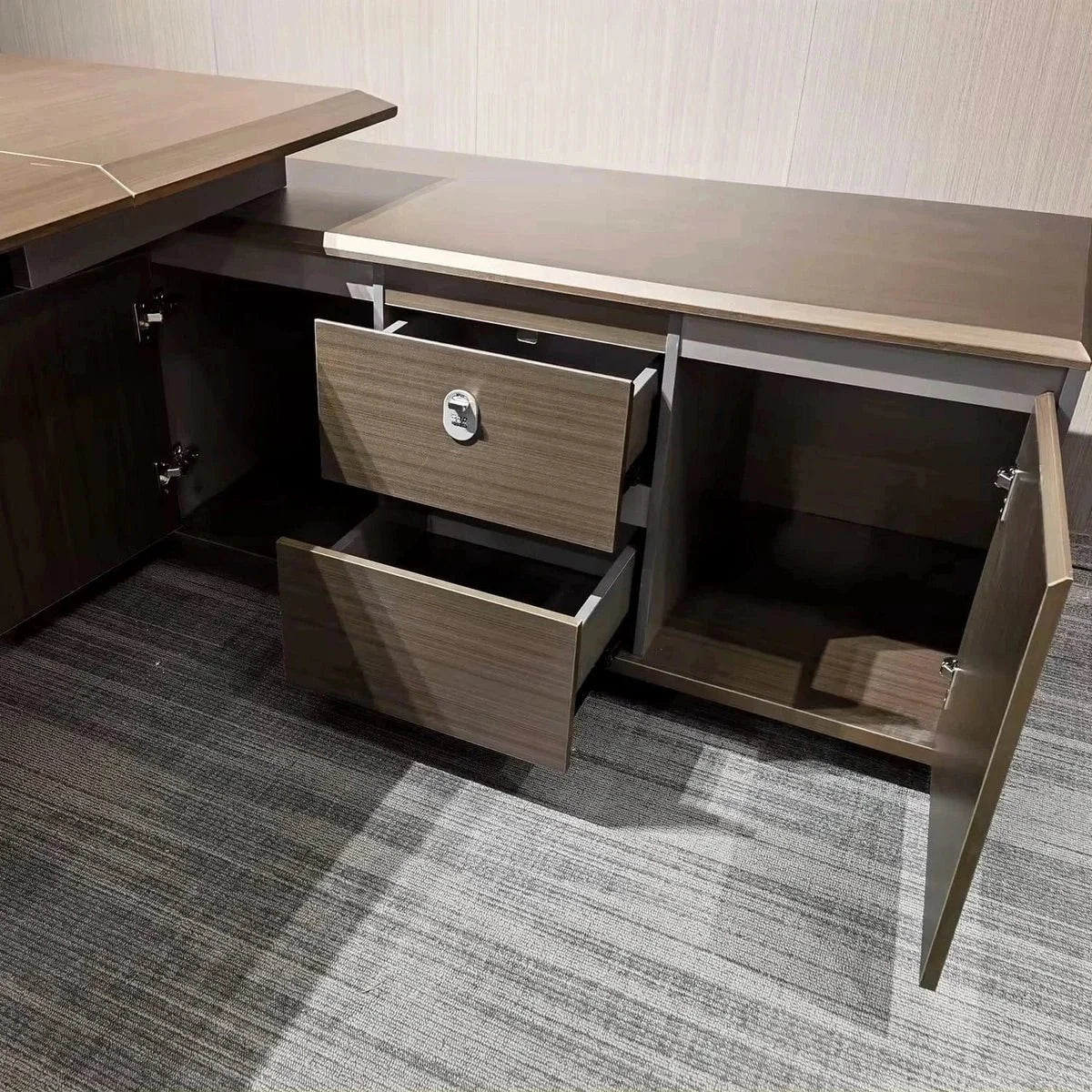Aspen · Modern L-Shaped Executive Desk