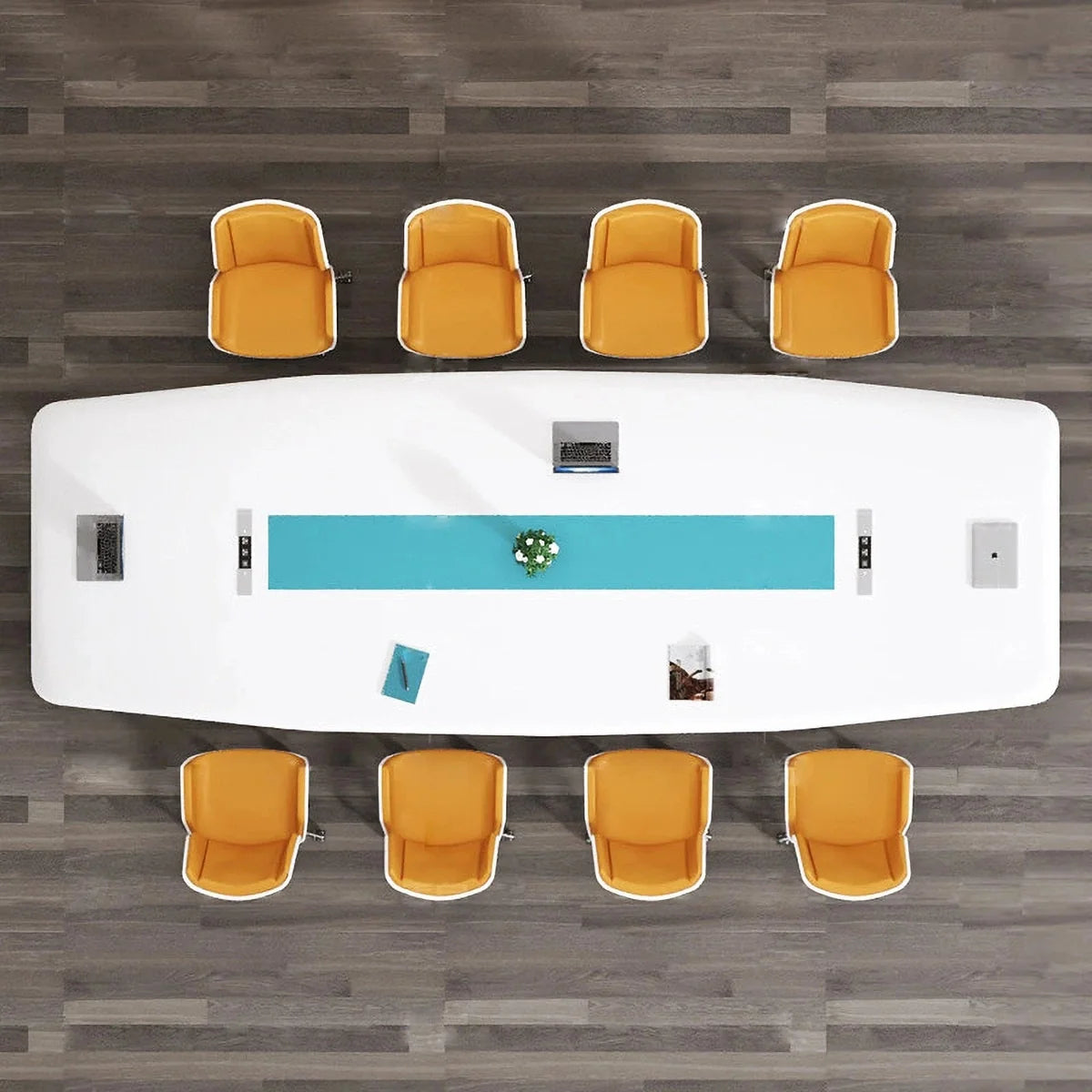 Concord · White Conference Room Table