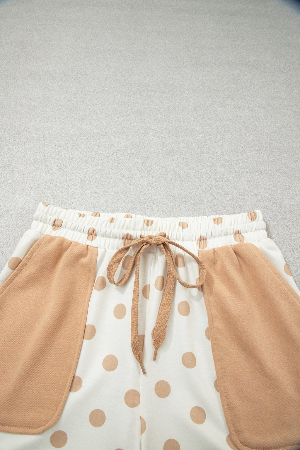 Zoey Pullover Patch Pocket Casual Shorts Set