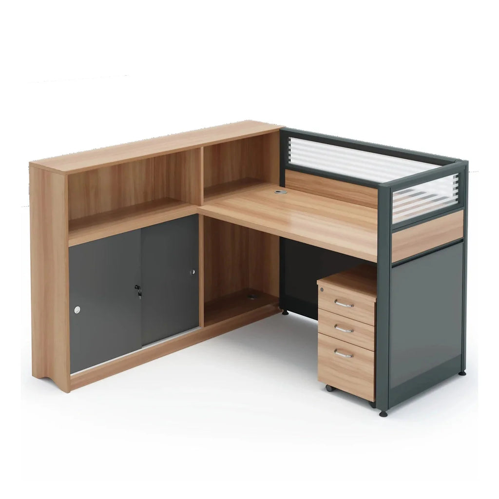 Brynn · L-Shaped Cubicle Workstation