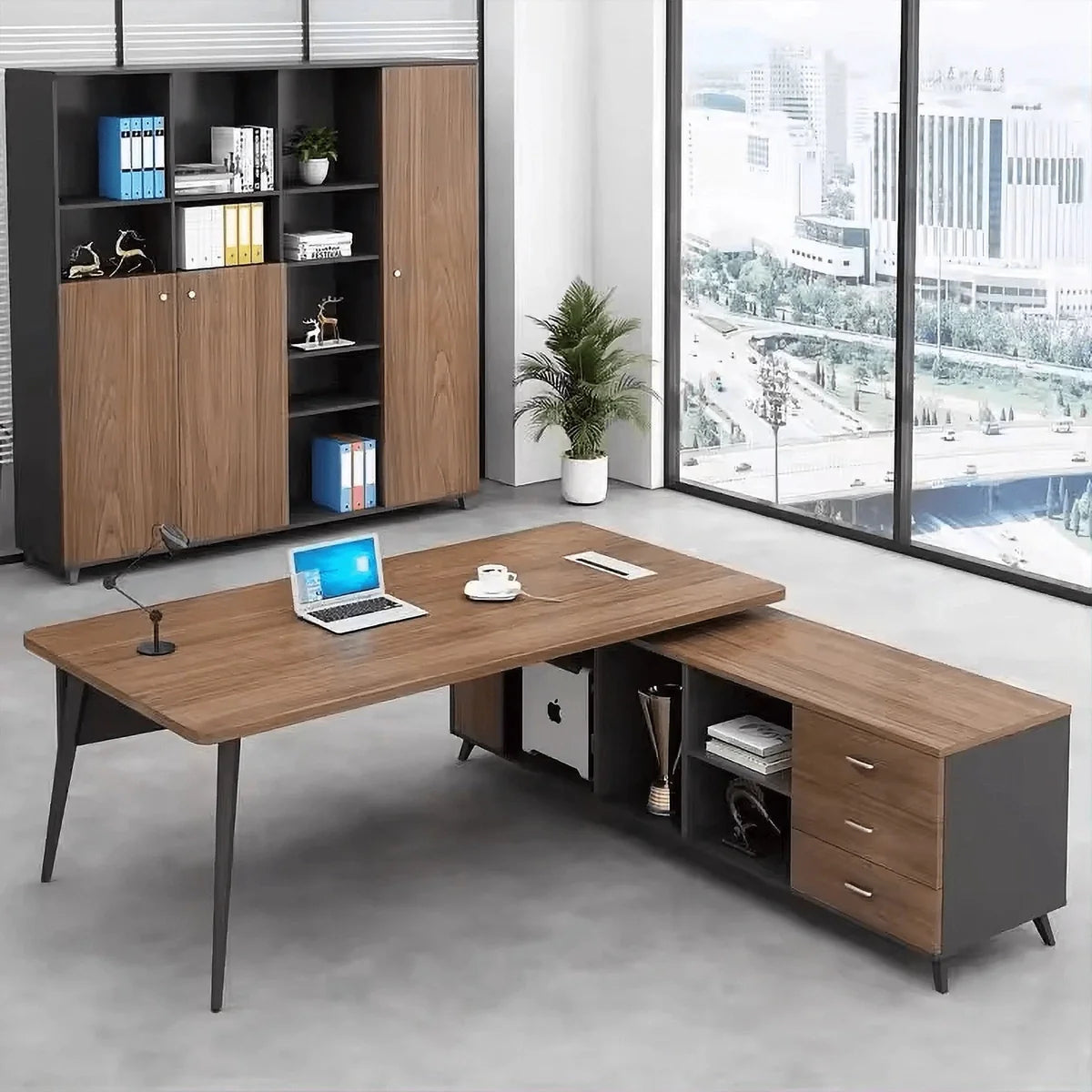 Caelum · Modern L-Shaped Desk