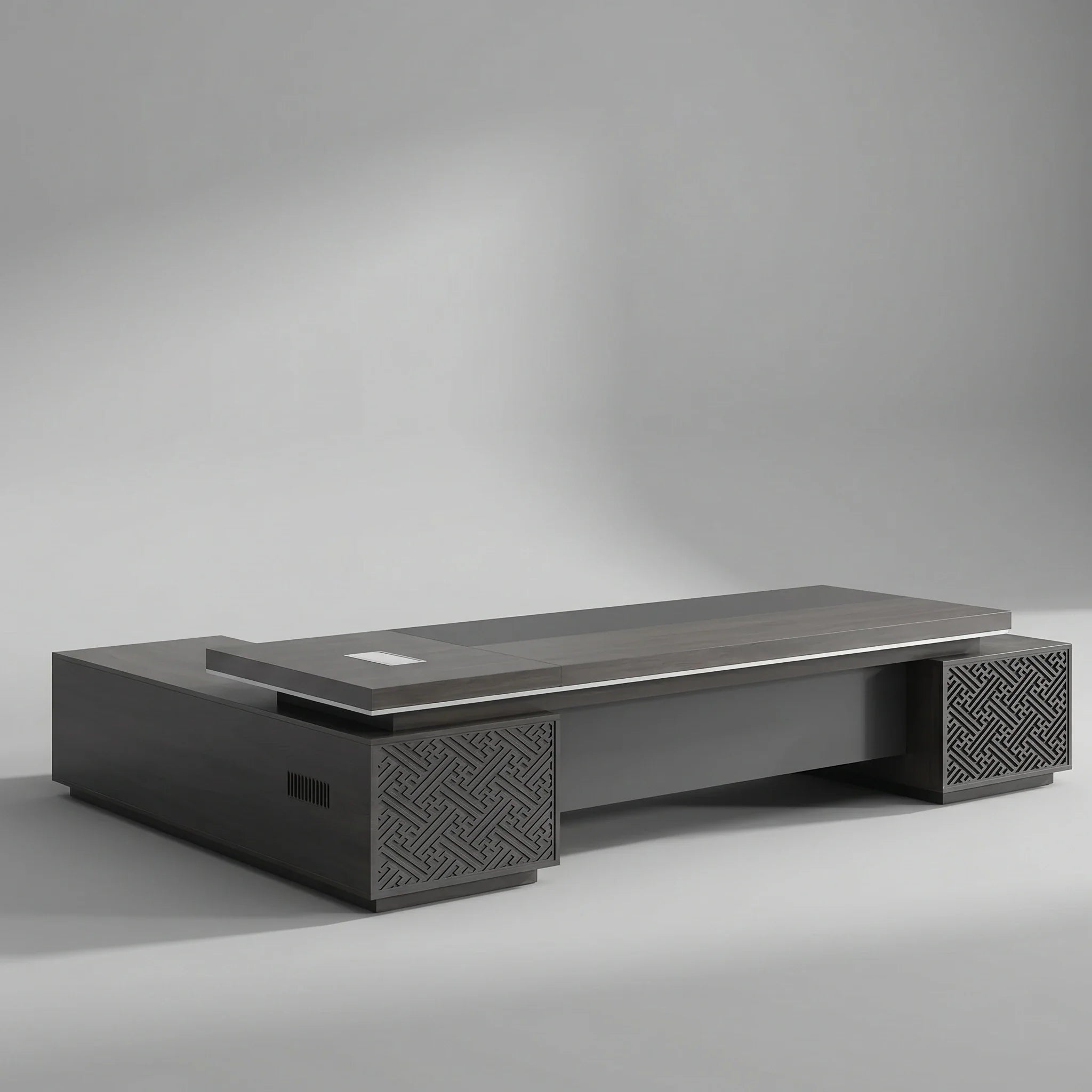 Caspian · Modern L-Shaped Executive Desk