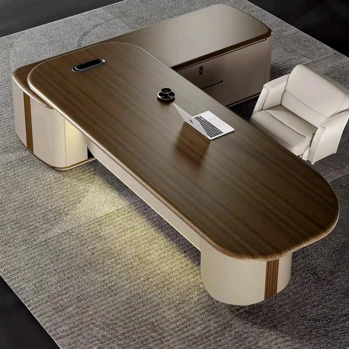 Secord · Modern L-Shaped Executive Desk