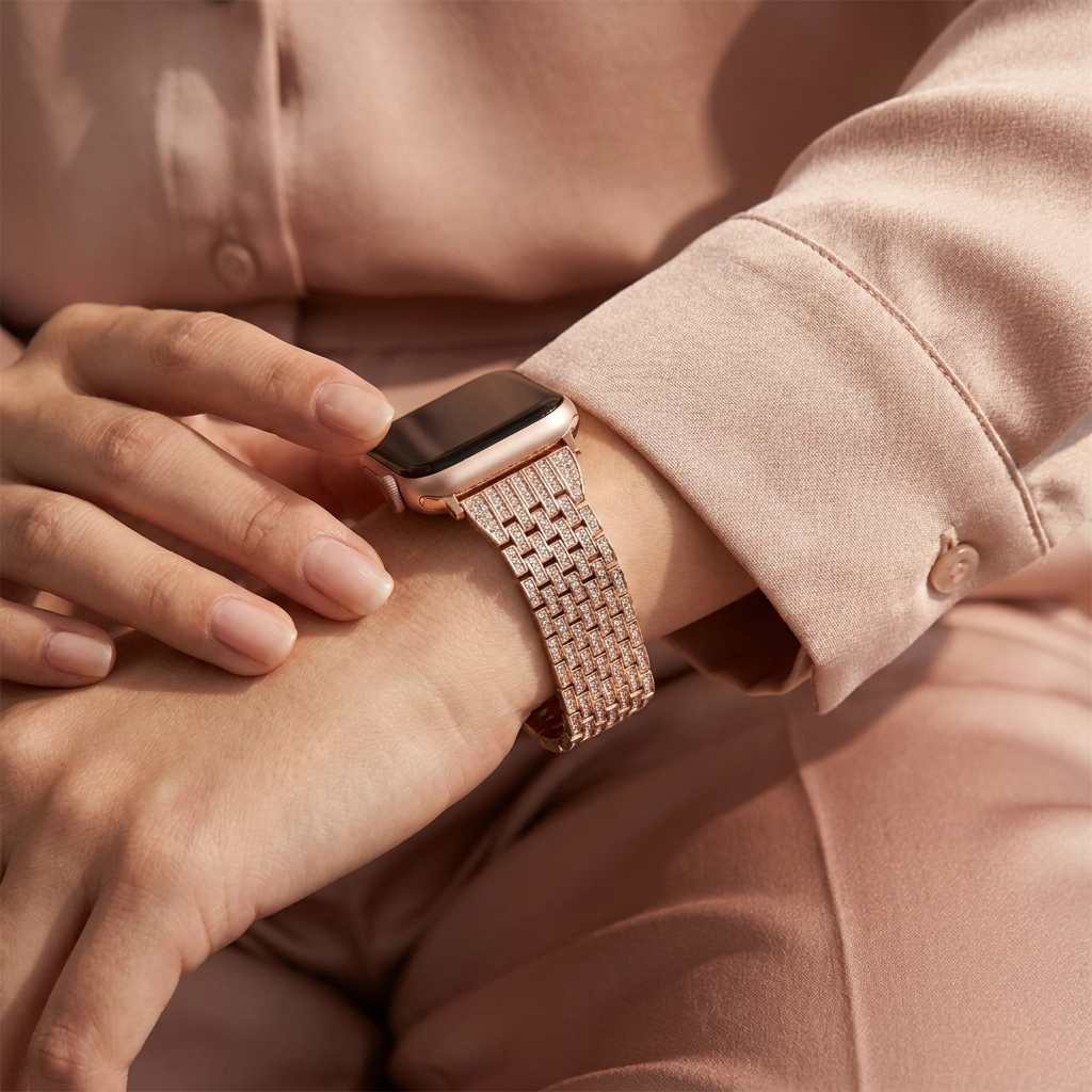 Crystal Steel Strap