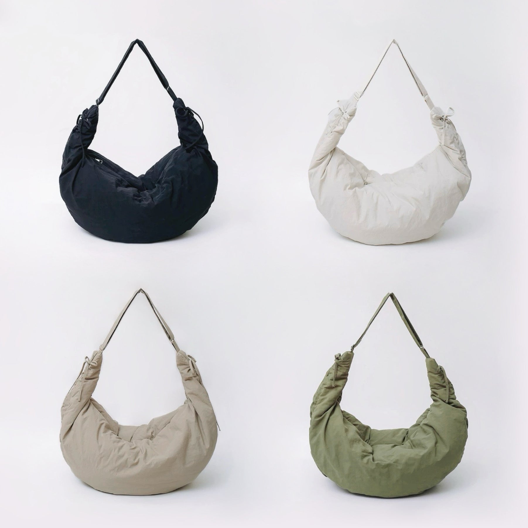 Oversized Duvet Crescent Bag